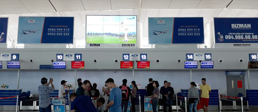 Quảng cáo màn hình sân bay Phú Quốc